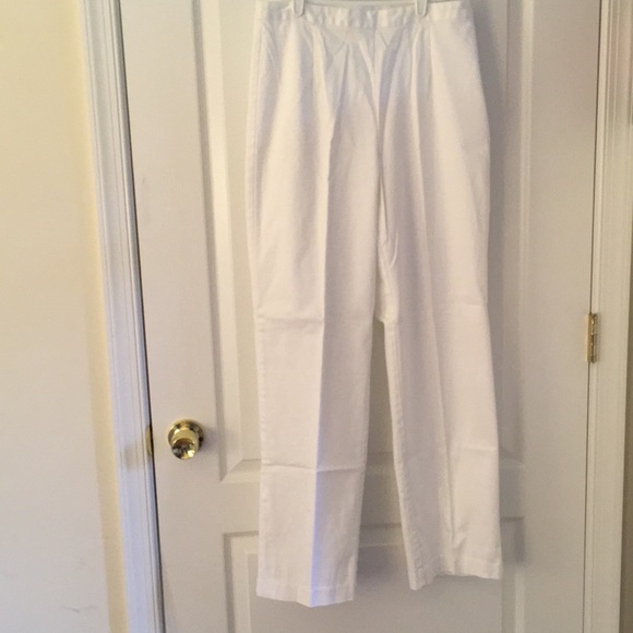 Chadwicks Pants - Sise 10 white sateen pants